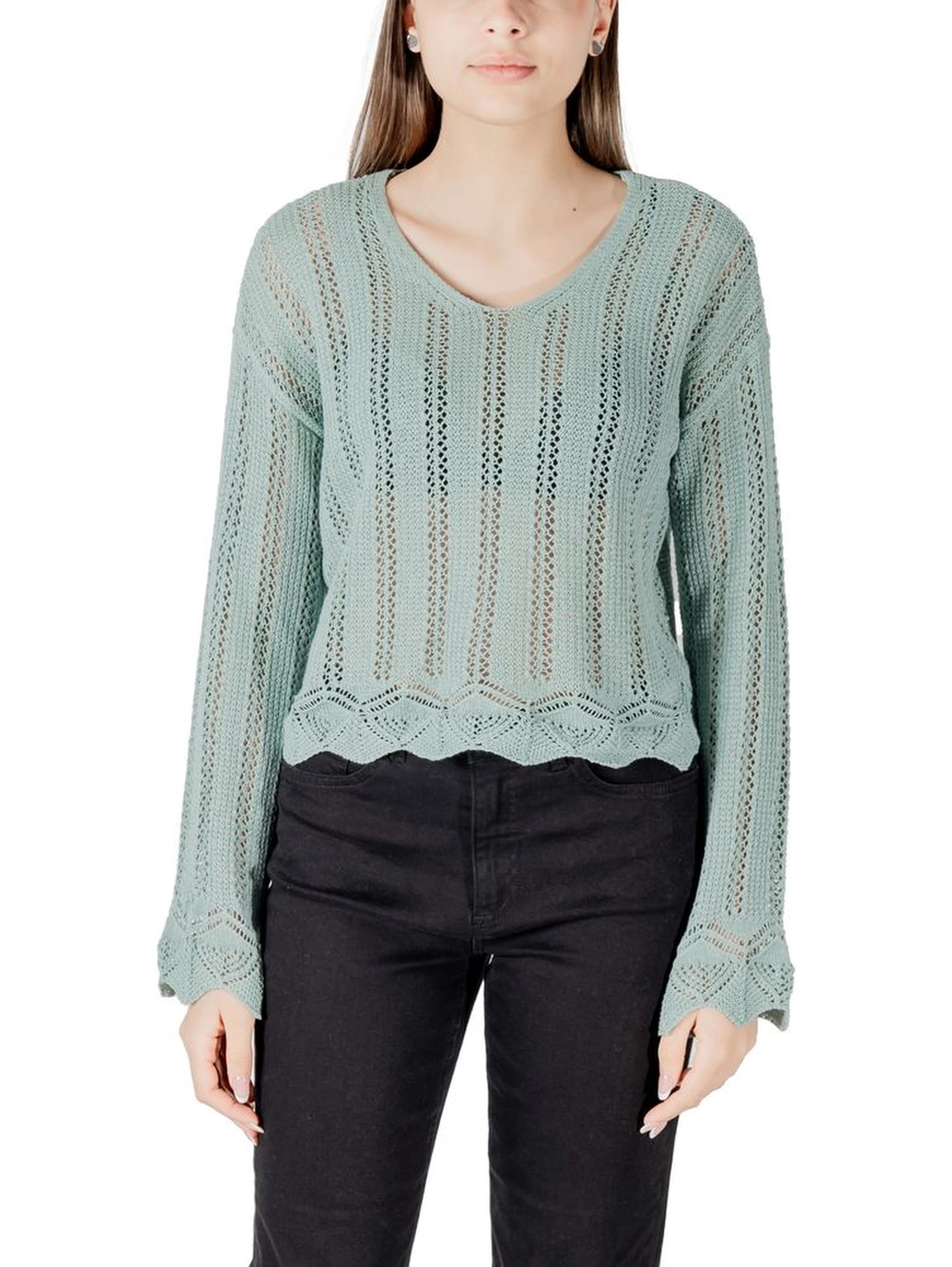 Turquoise Recycled Cotton Sweatshirt