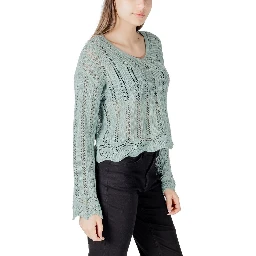 Turquoise Recycled Cotton Sweatshirt