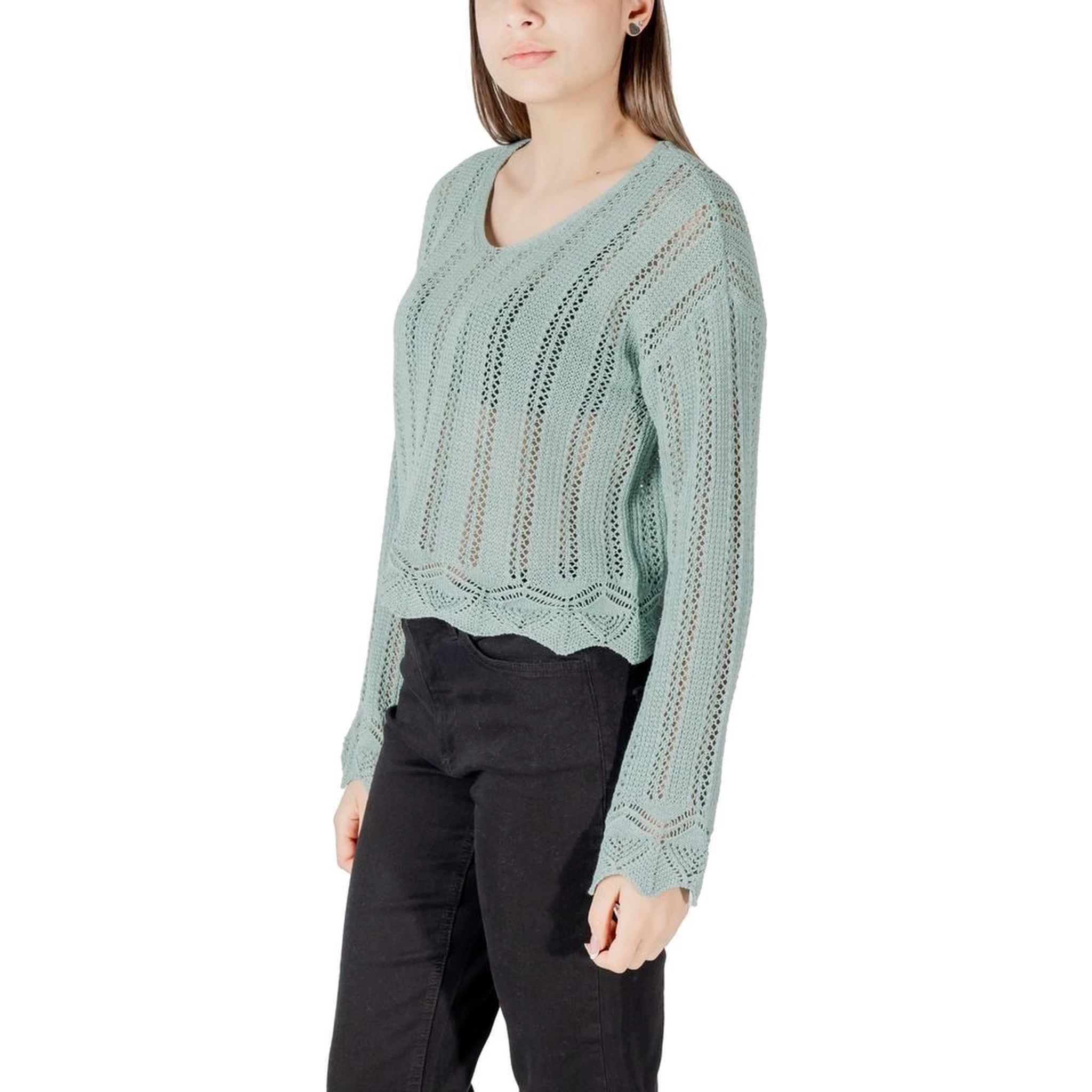 Turquoise Recycled Cotton Sweatshirt