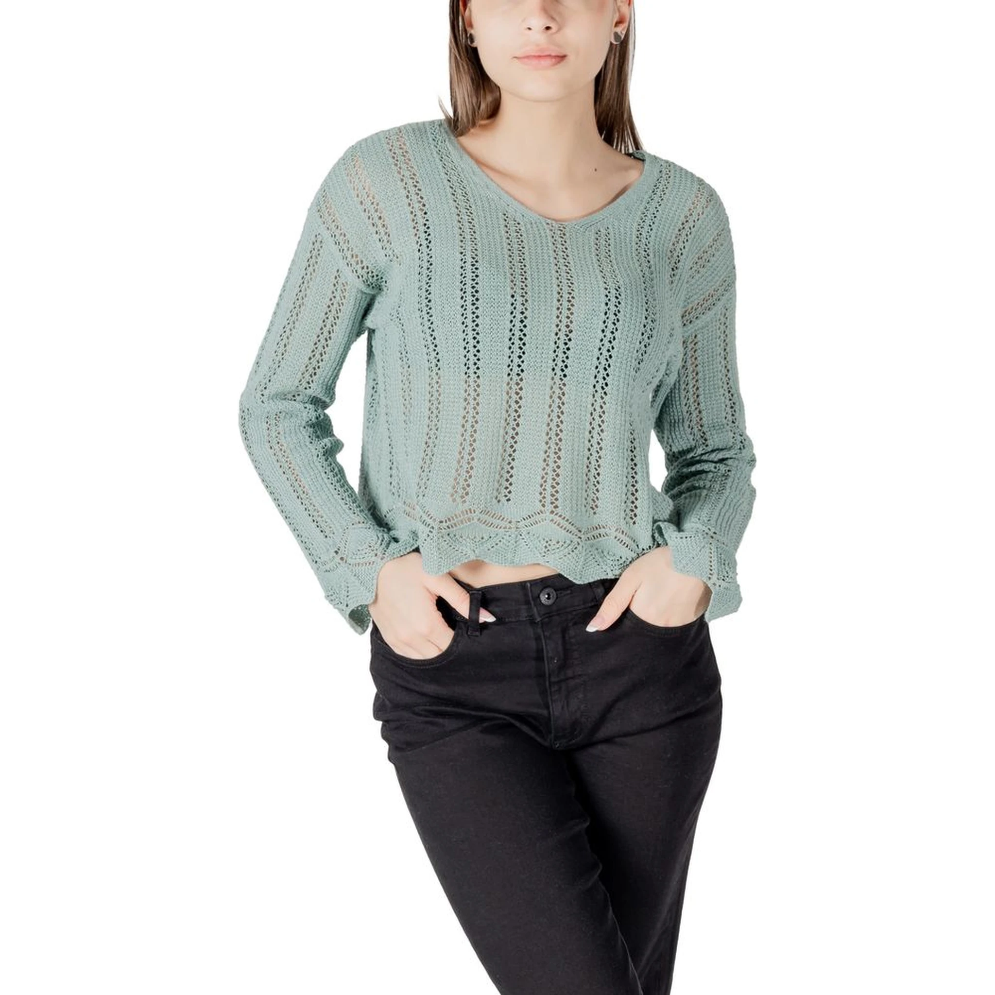 Turquoise Recycled Cotton Sweatshirt