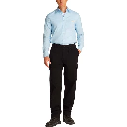 Black Cotton Cargo Pants