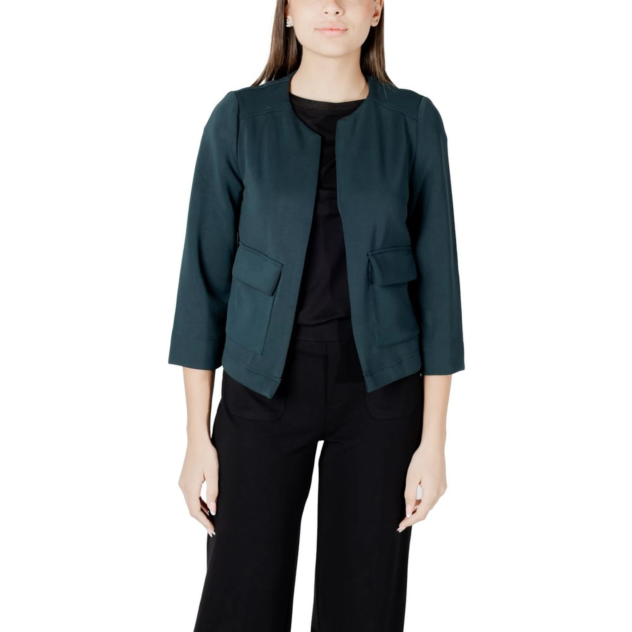 Green Modal Jackets & Coat