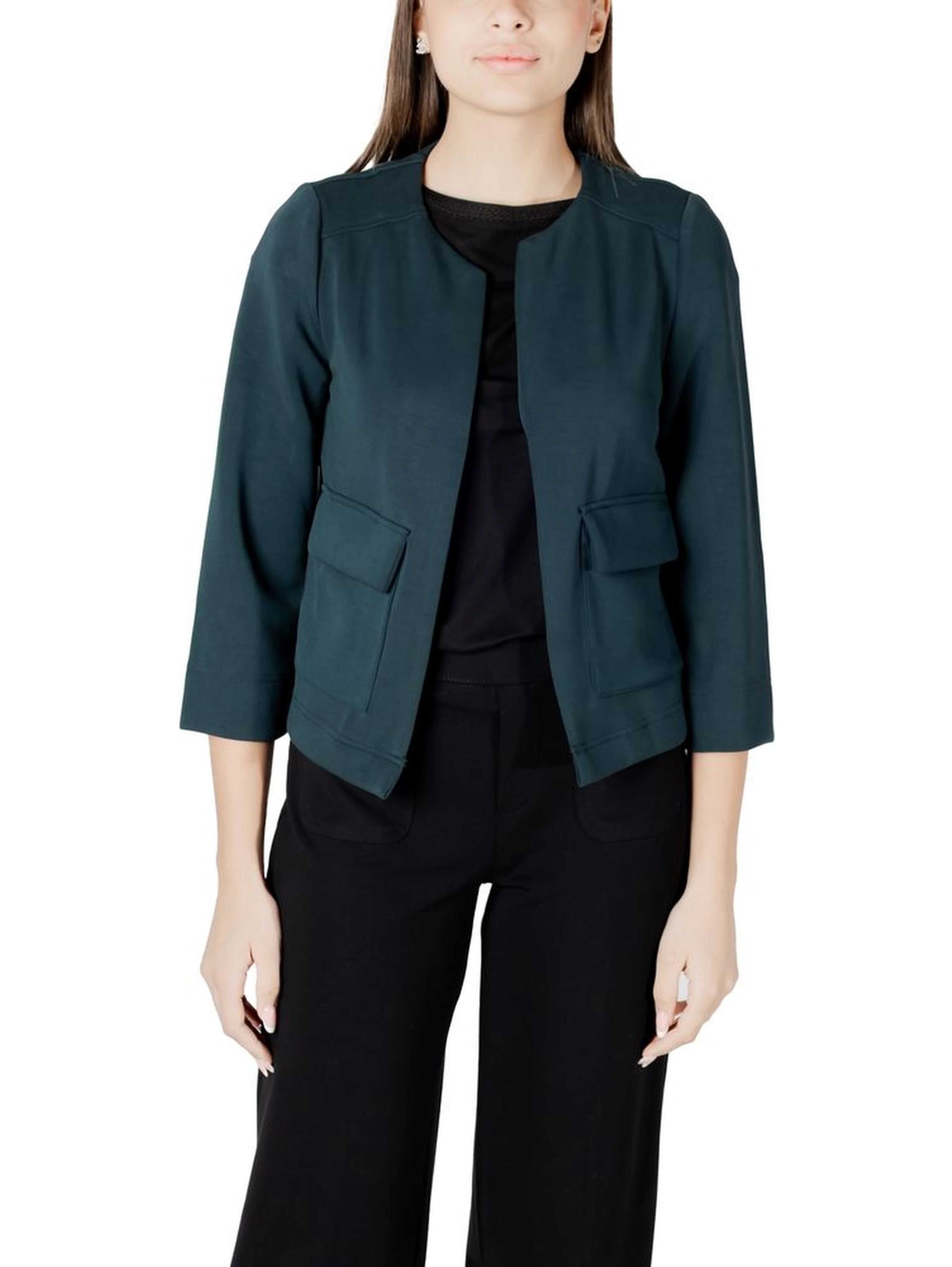 Green Modal Jackets & Coat