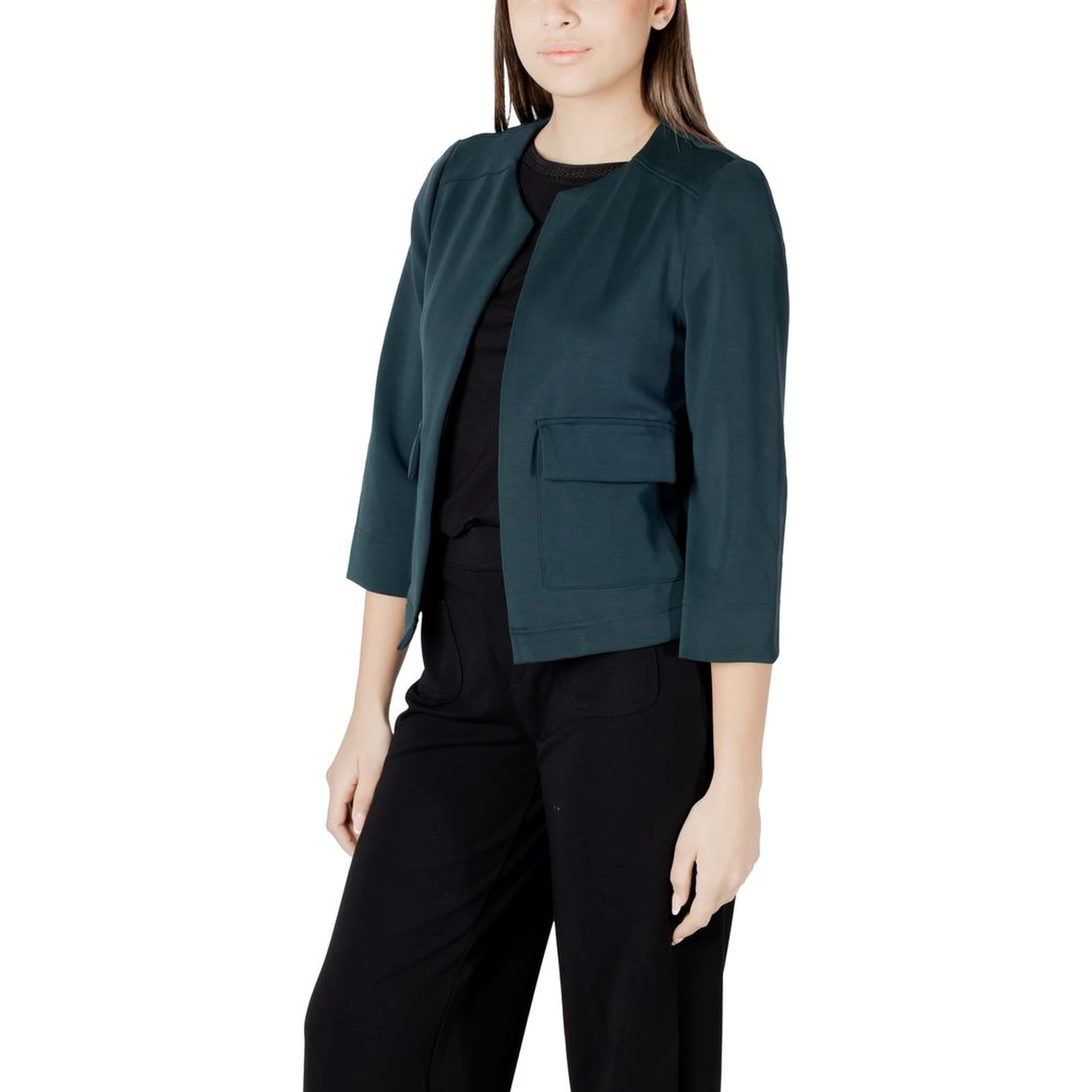 Green Modal Jackets & Coat