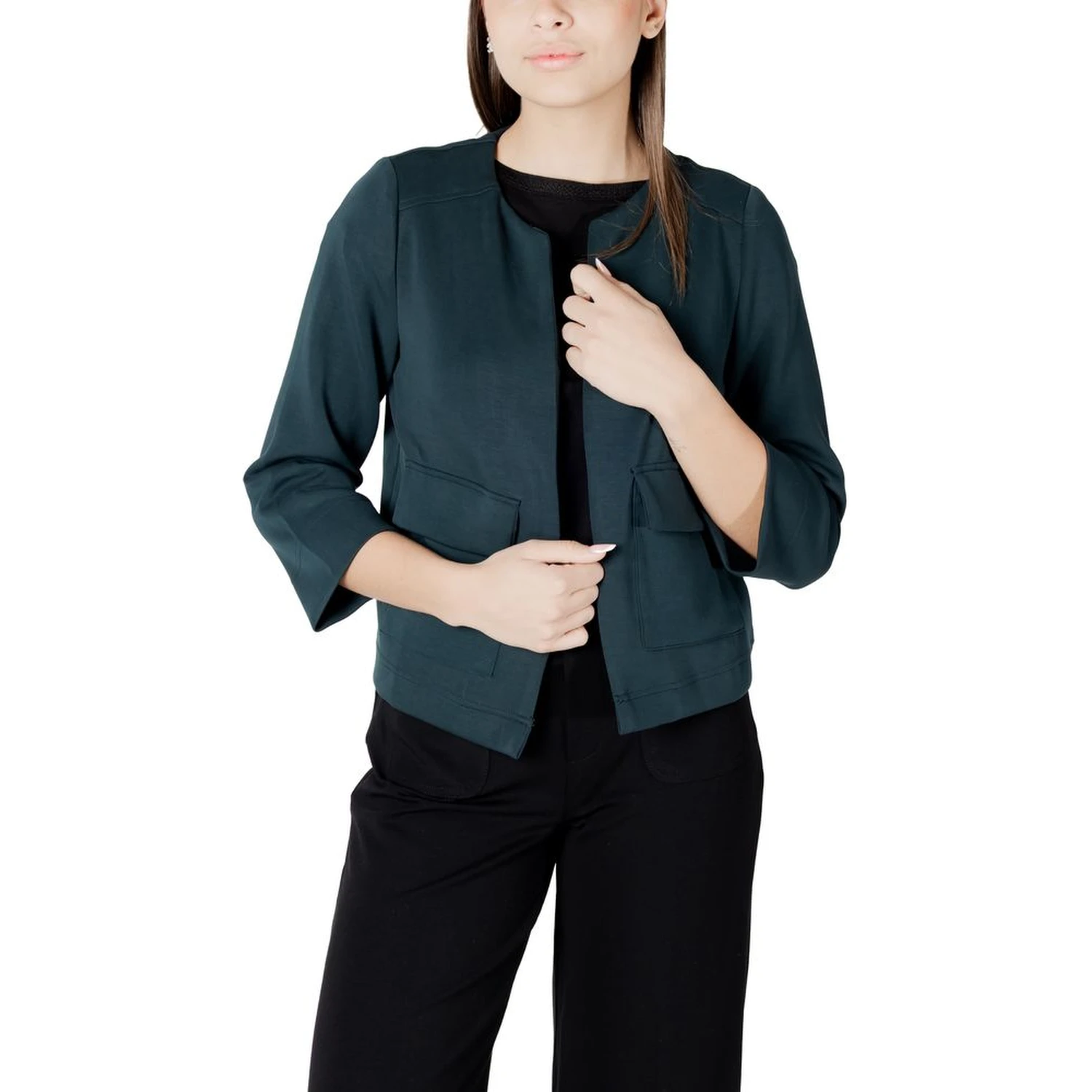 Green Modal Jackets & Coat