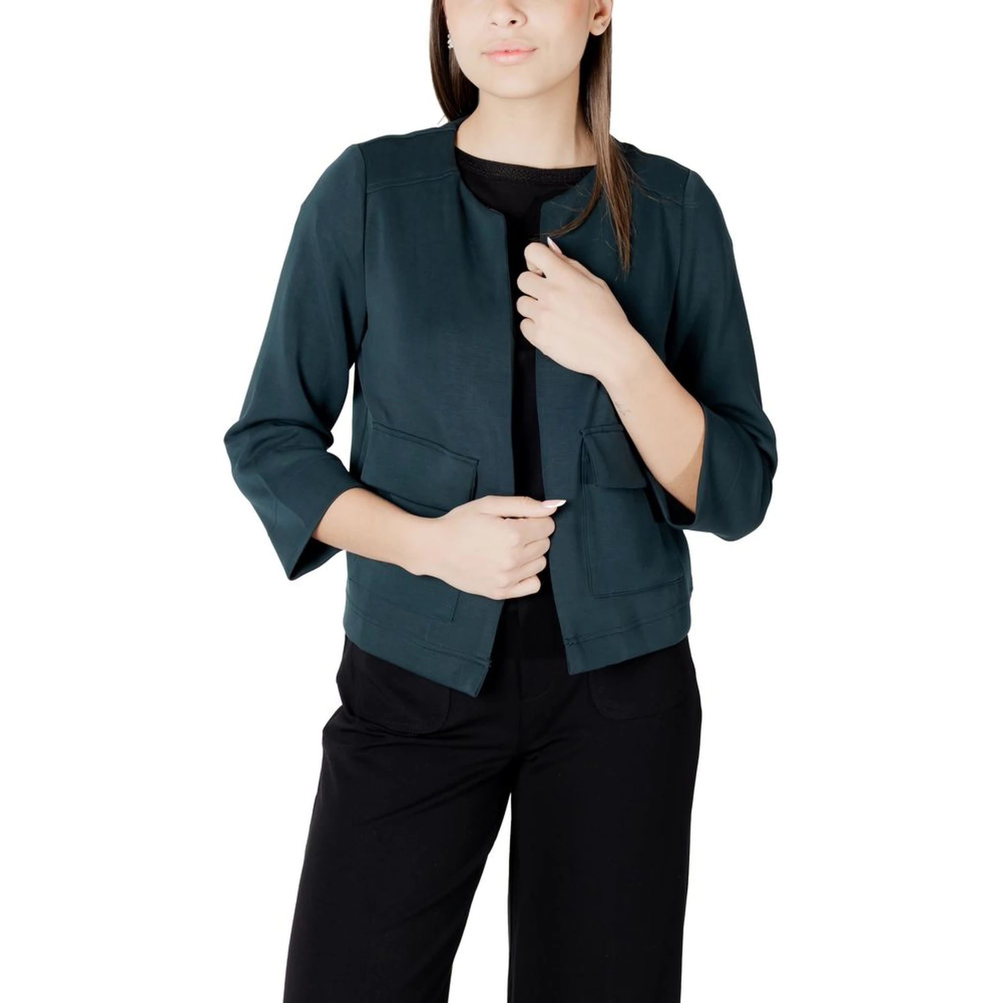 Green Modal Jackets & Coat
