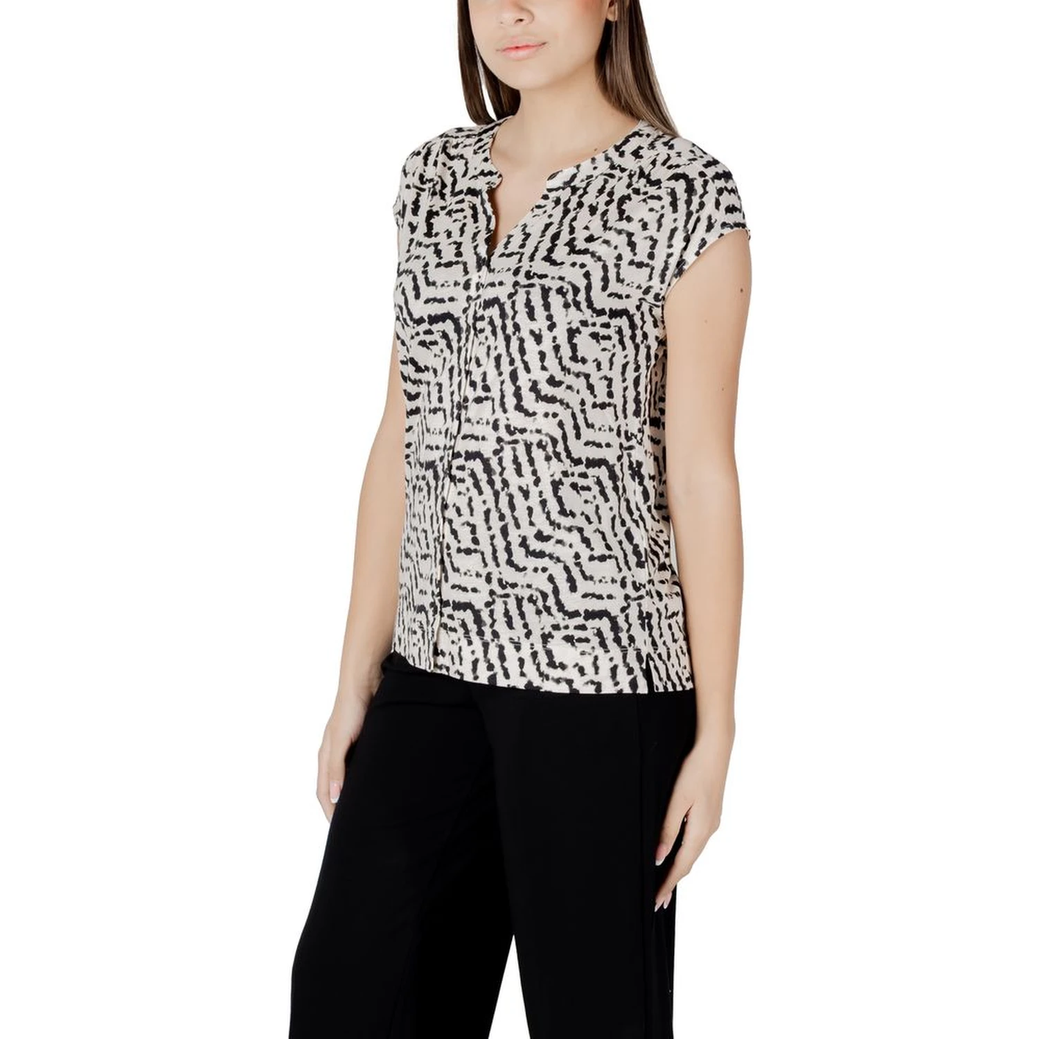 Cream Cotton T-Shirt