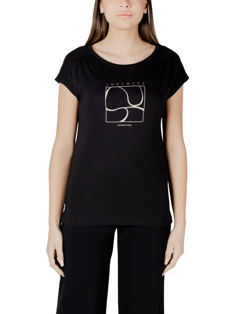 Black Cotton T-Shirt