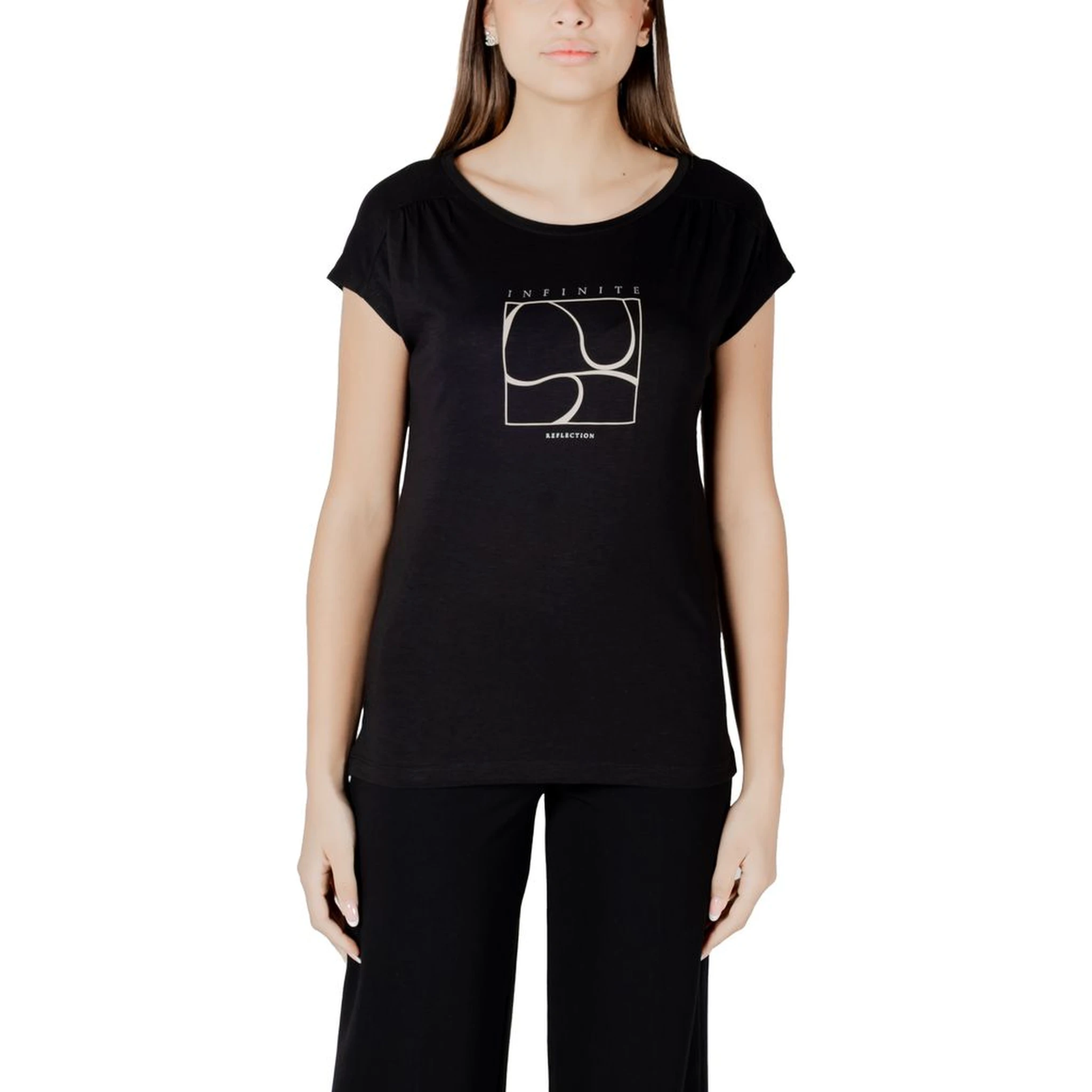 Black Cotton T-Shirt