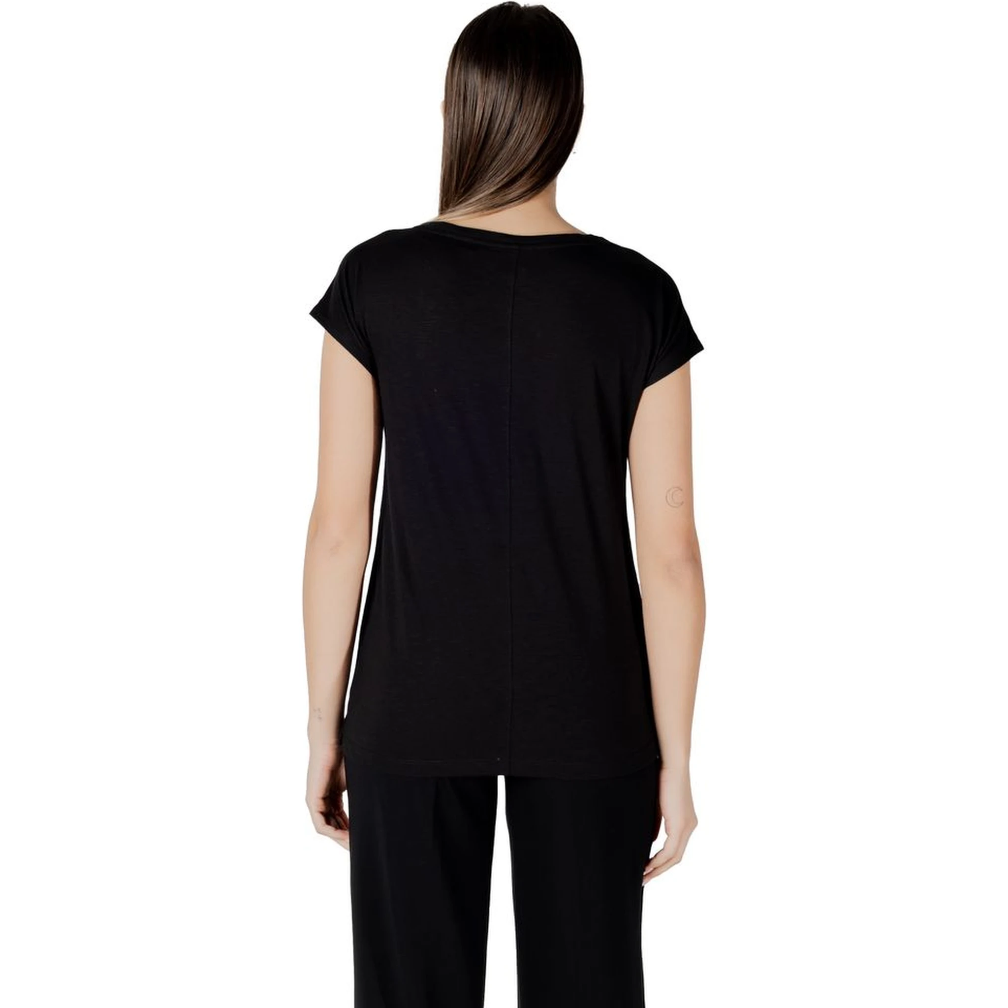 Black Cotton T-Shirt