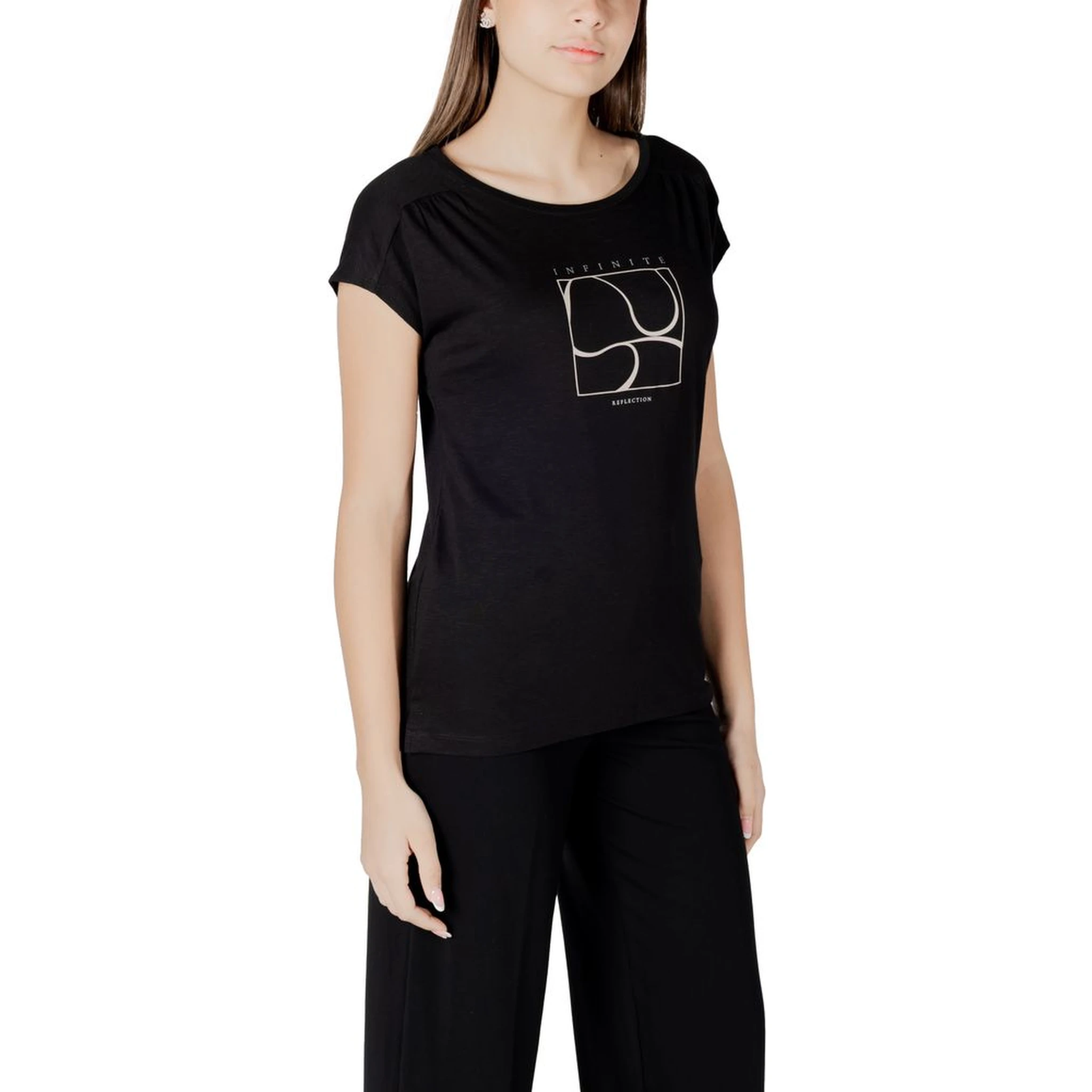 Black Cotton T-Shirt