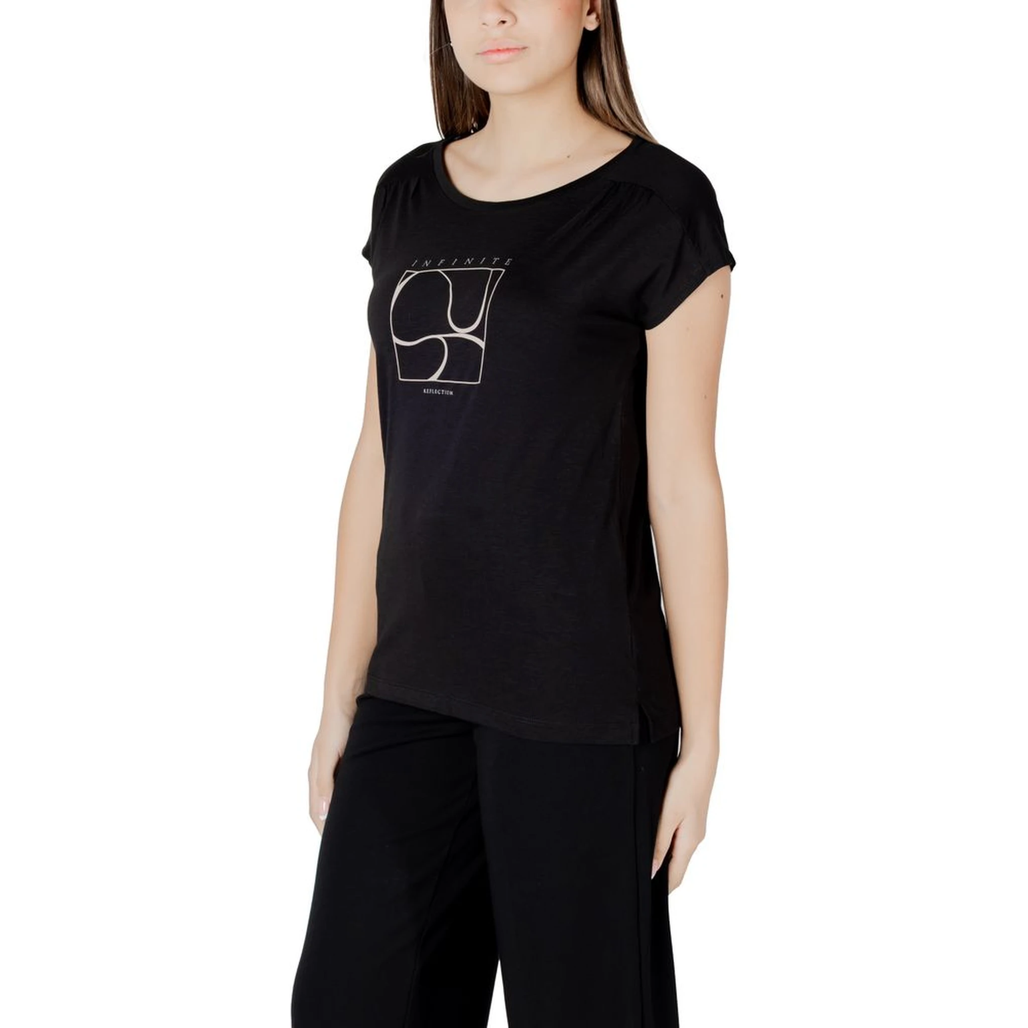 Black Cotton T-Shirt