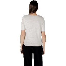 Beige Viscose Sportswear