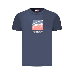 تيشيرت قطني أزرق