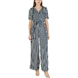 Blue Viscose Jumpsuit