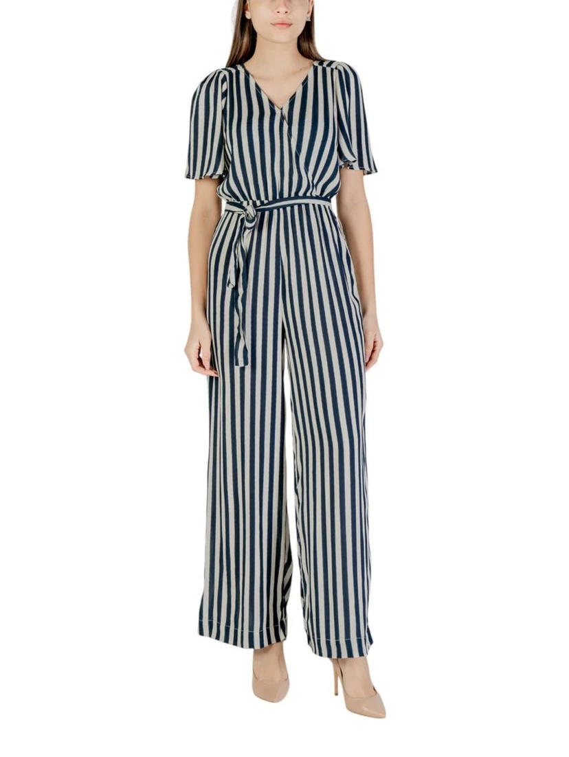 Blue Viscose Jumpsuit