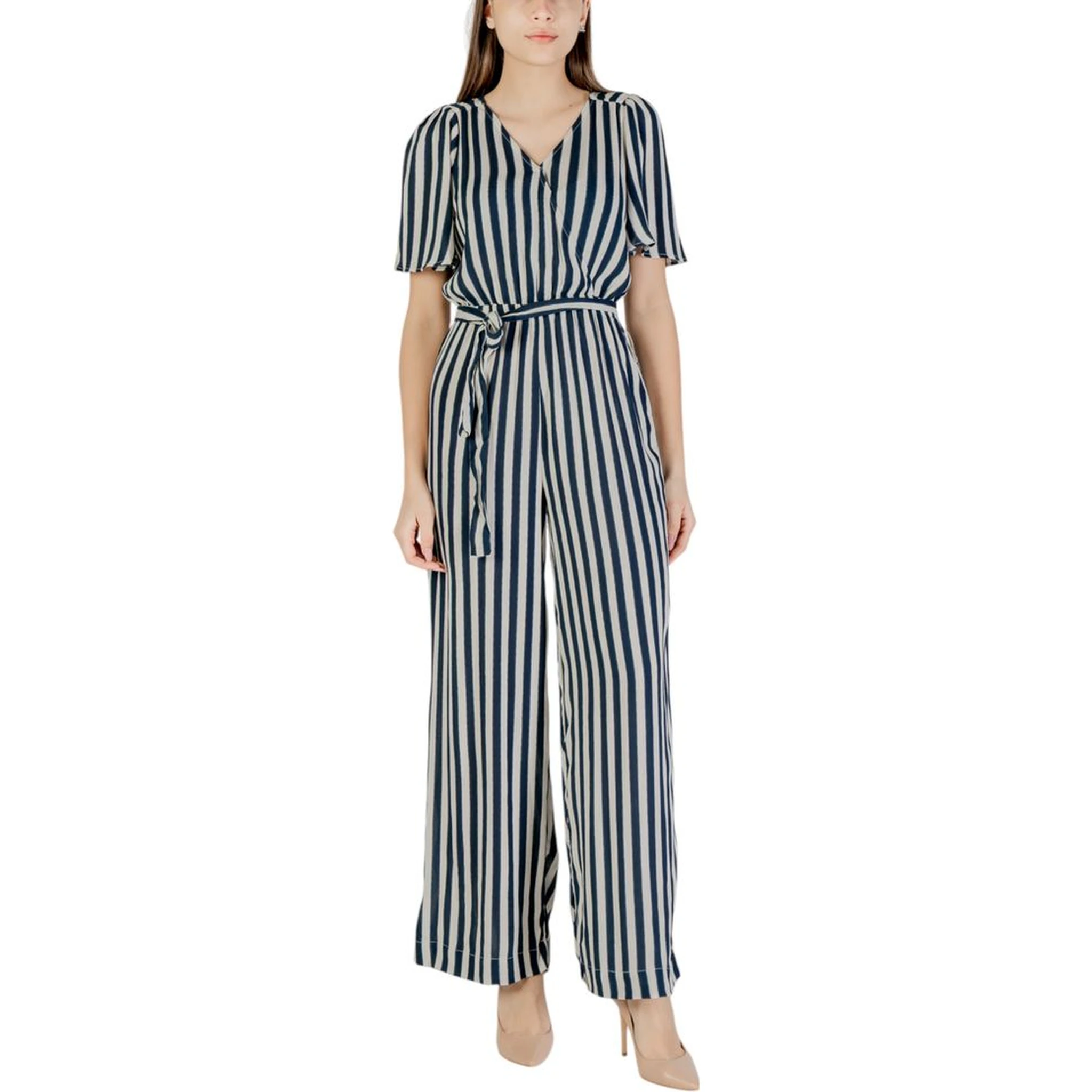 Blue Viscose Jumpsuit