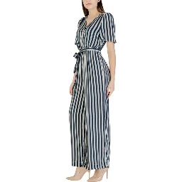 Blue Viscose Jumpsuit