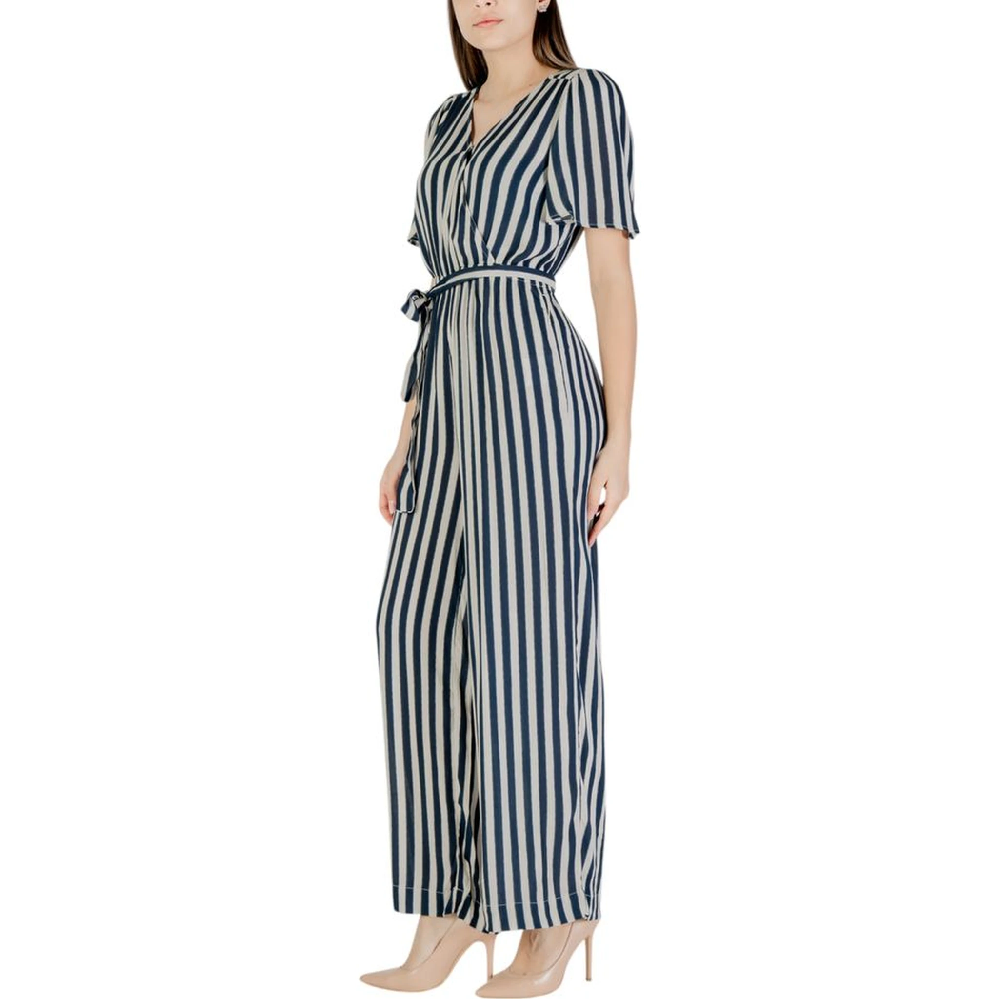 Blue Viscose Jumpsuit