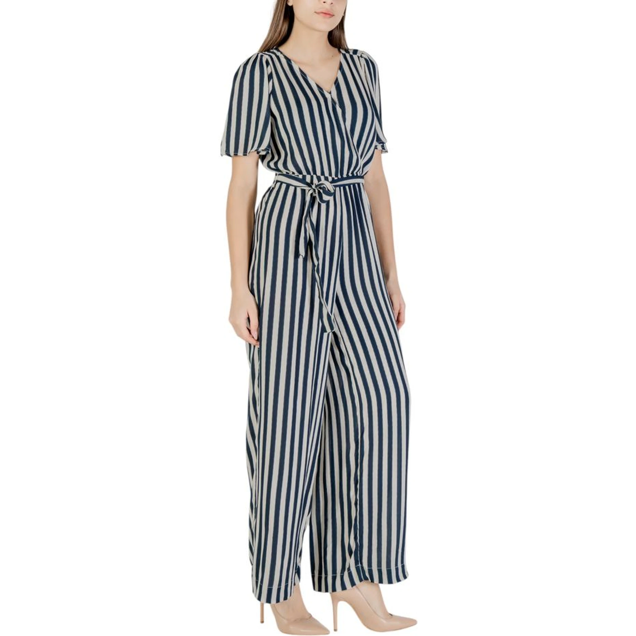 Blue Viscose Jumpsuit