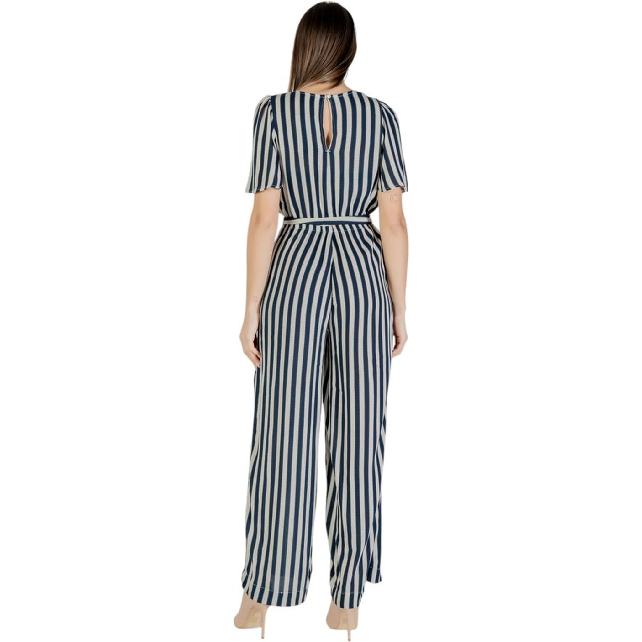 Blue Viscose Jumpsuit