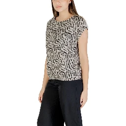 Bicolor Viscose Blouse