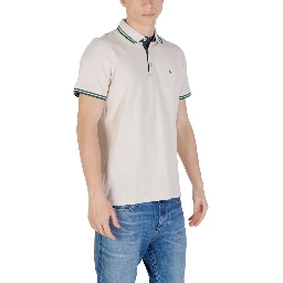 قميص بولو قطني بيج