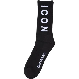 Black Cotton Socks