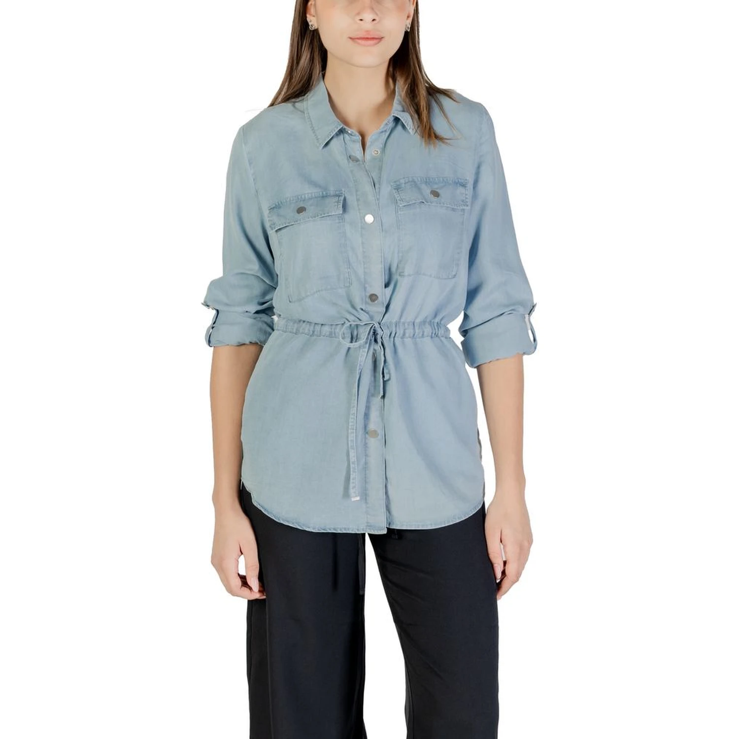 Light Blue Tencel Blouse