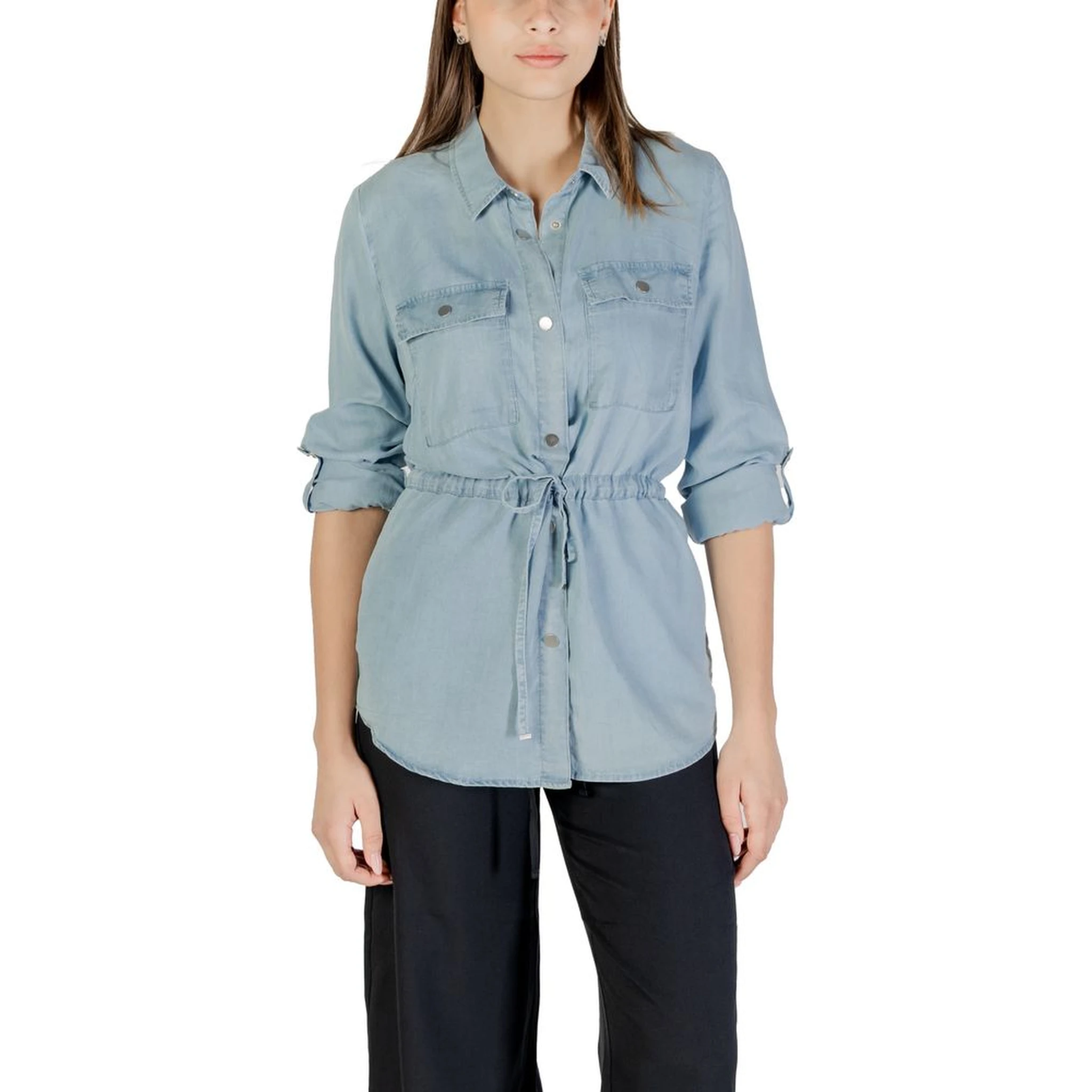 Light Blue Tencel Blouse