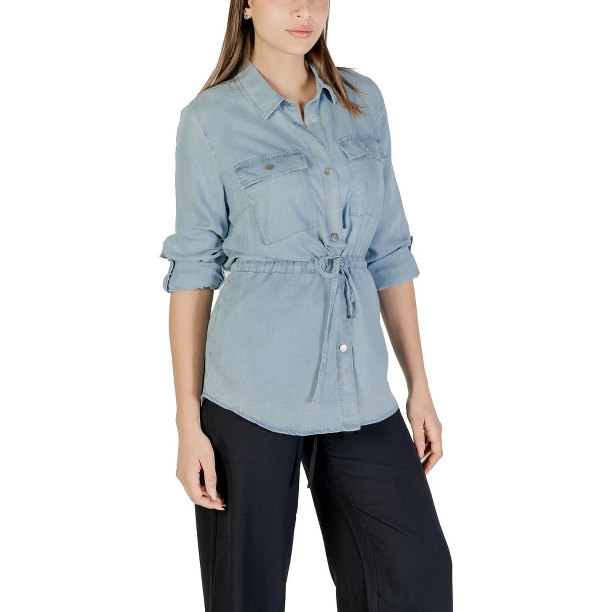 Light Blue Tencel Blouse
