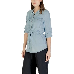Light Blue Tencel Blouse