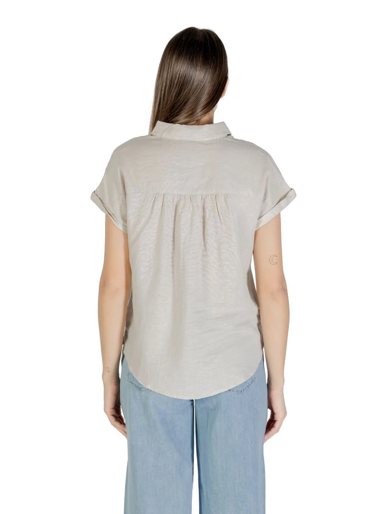 Bicolor Linen Blouse alternative