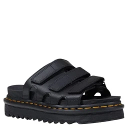 Black Leather Platform Pumps