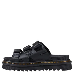 Black Leather Platform Pumps