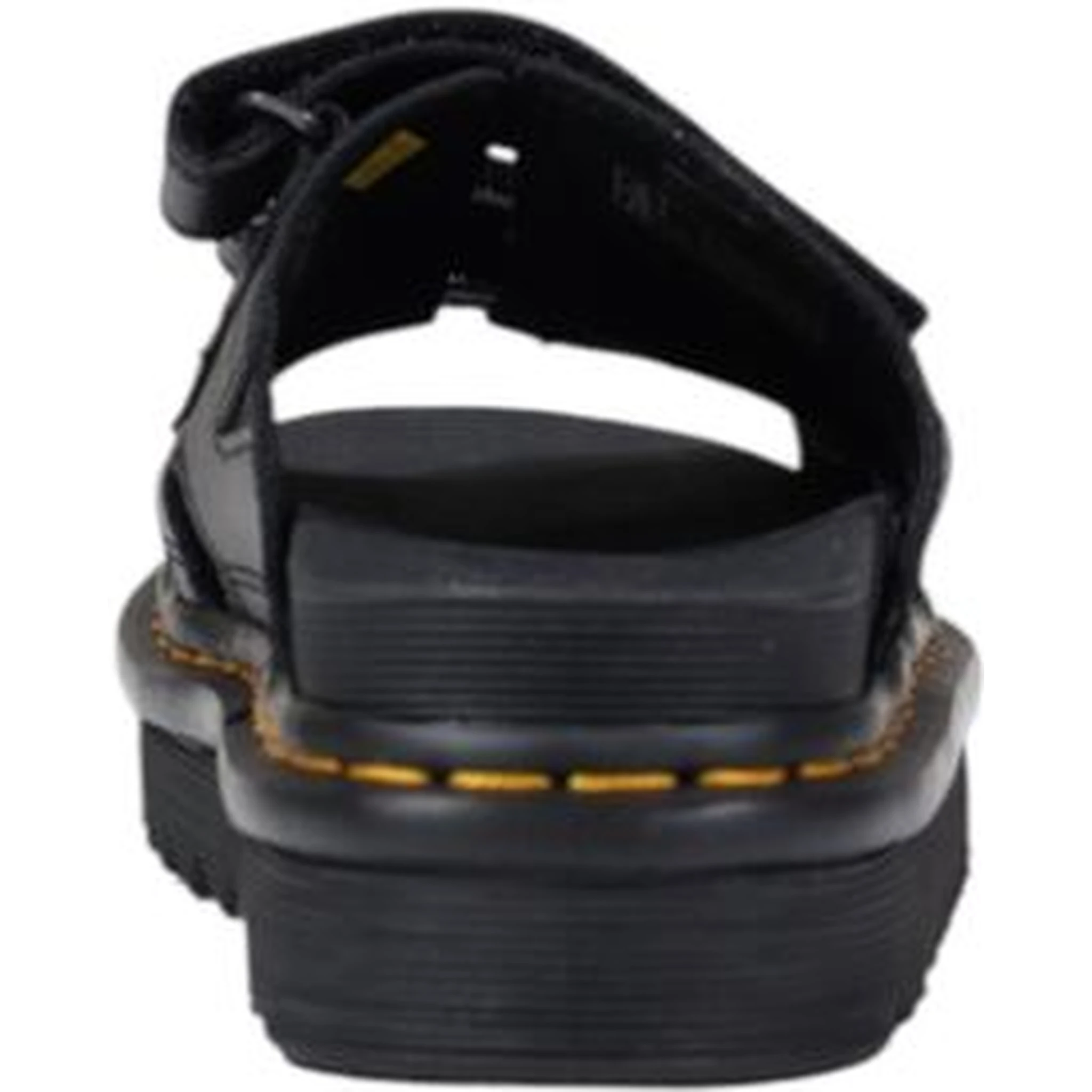 Black Leather Platform Pumps