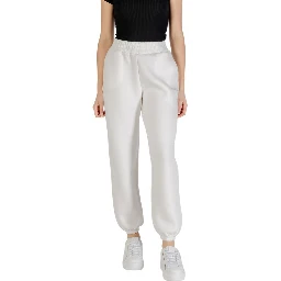 Cream Viscose Joggers (Workout Pants)