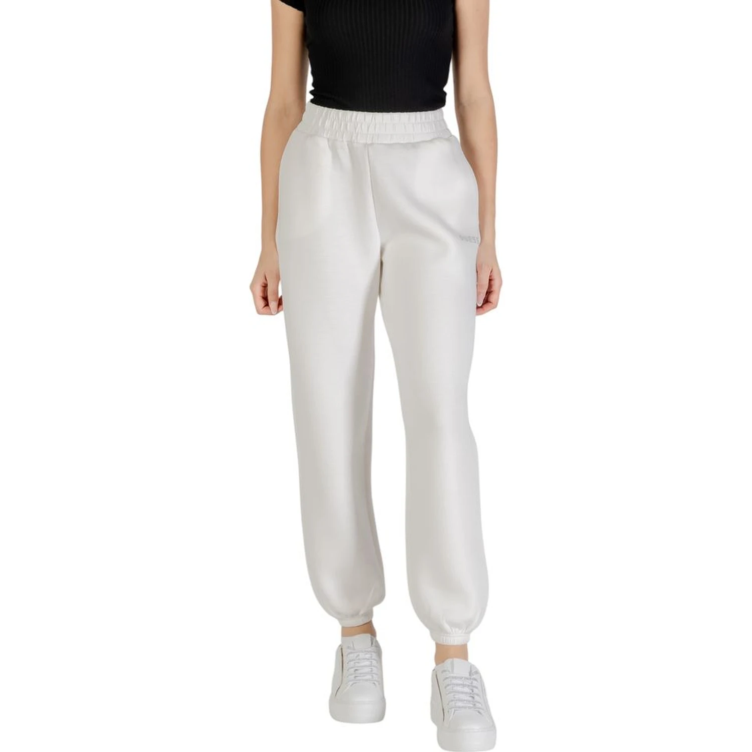 Cream Viscose Joggers (Workout Pants)