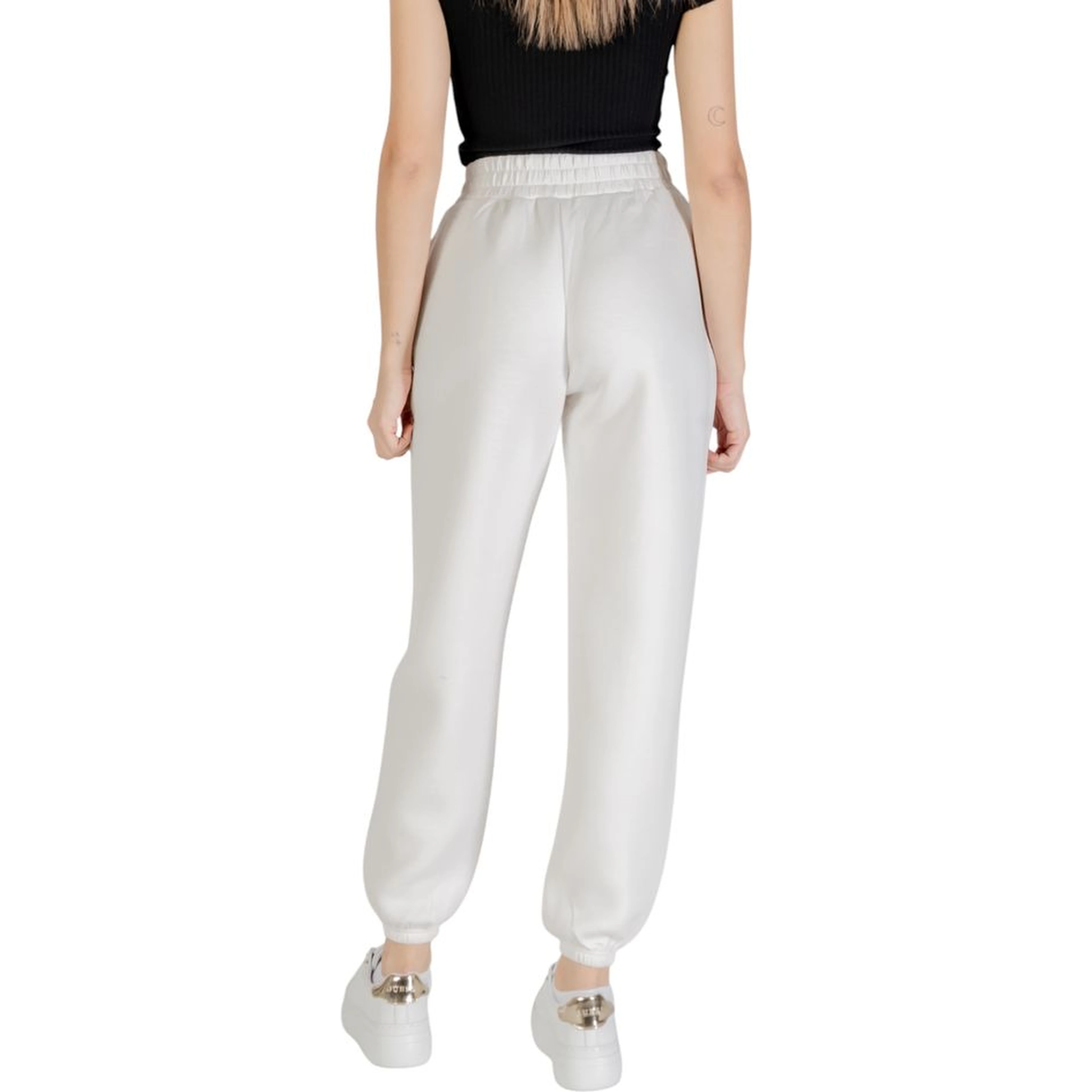 Cream Viscose Joggers (Workout Pants)