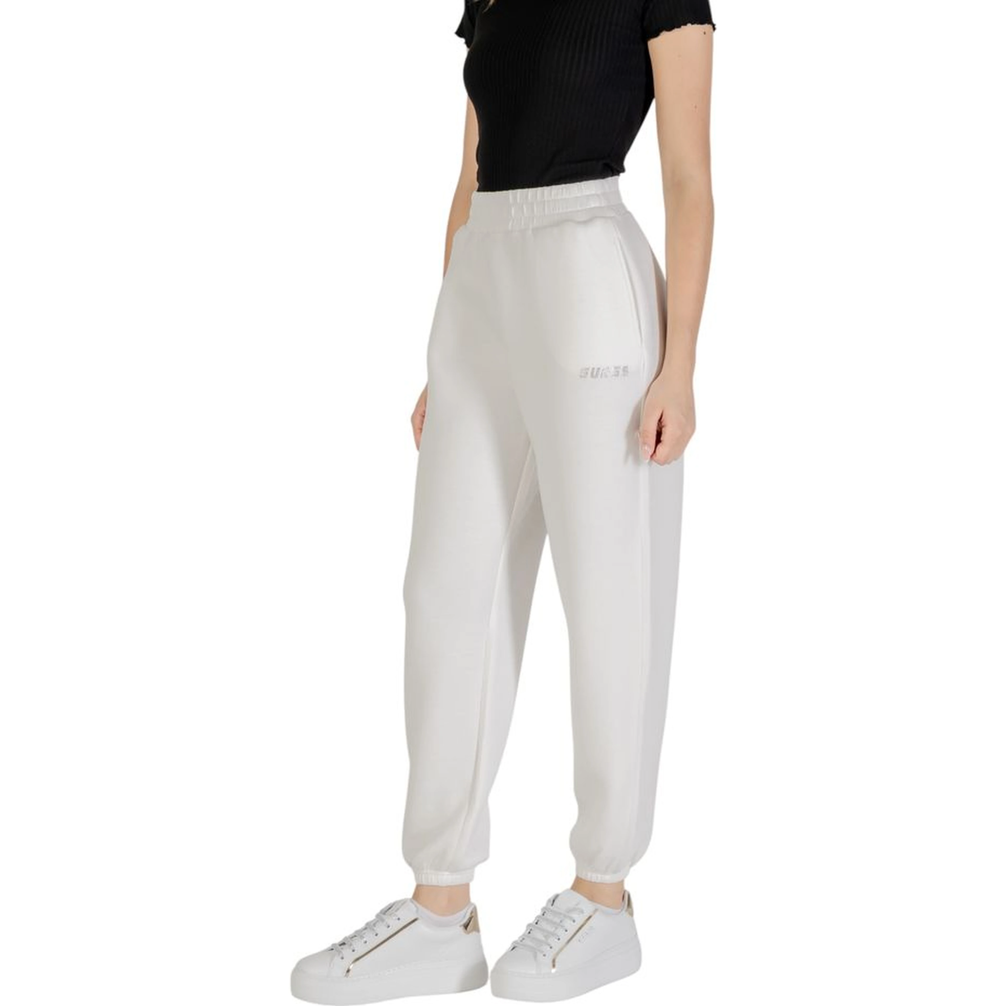 Cream Viscose Joggers (Workout Pants)