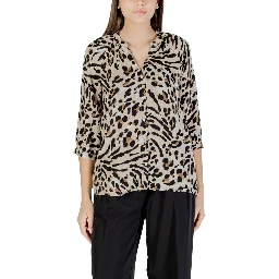 Beige Viscose Blouse