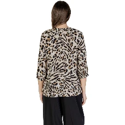Beige Viscose Blouse