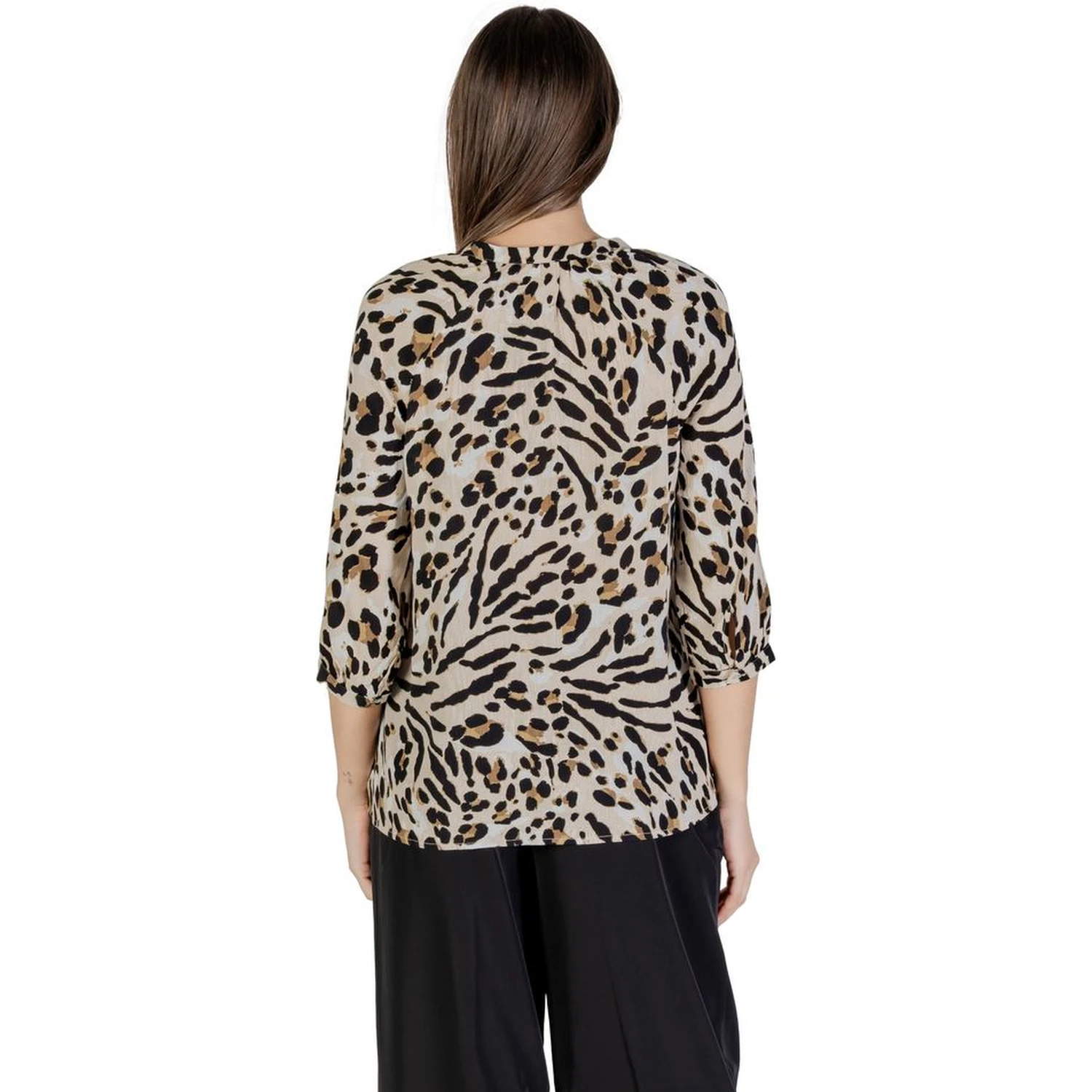 Beige Viscose Blouse