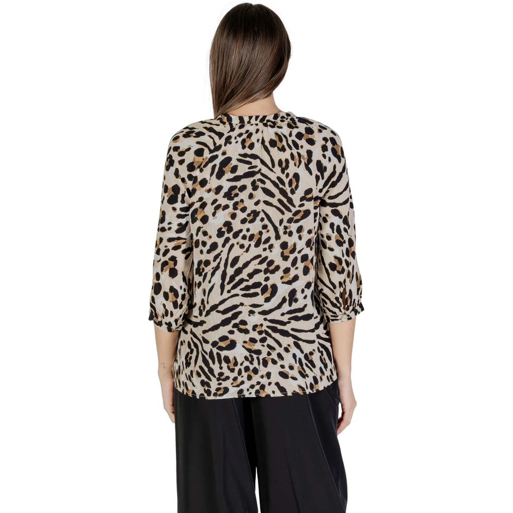 Beige Viscose Blouse