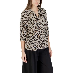 Beige Viscose Blouse