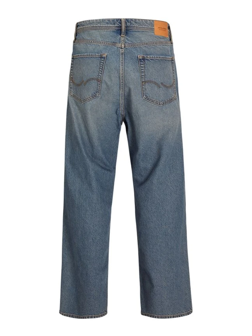 Blue Cotton Relaxed Fit Jeans