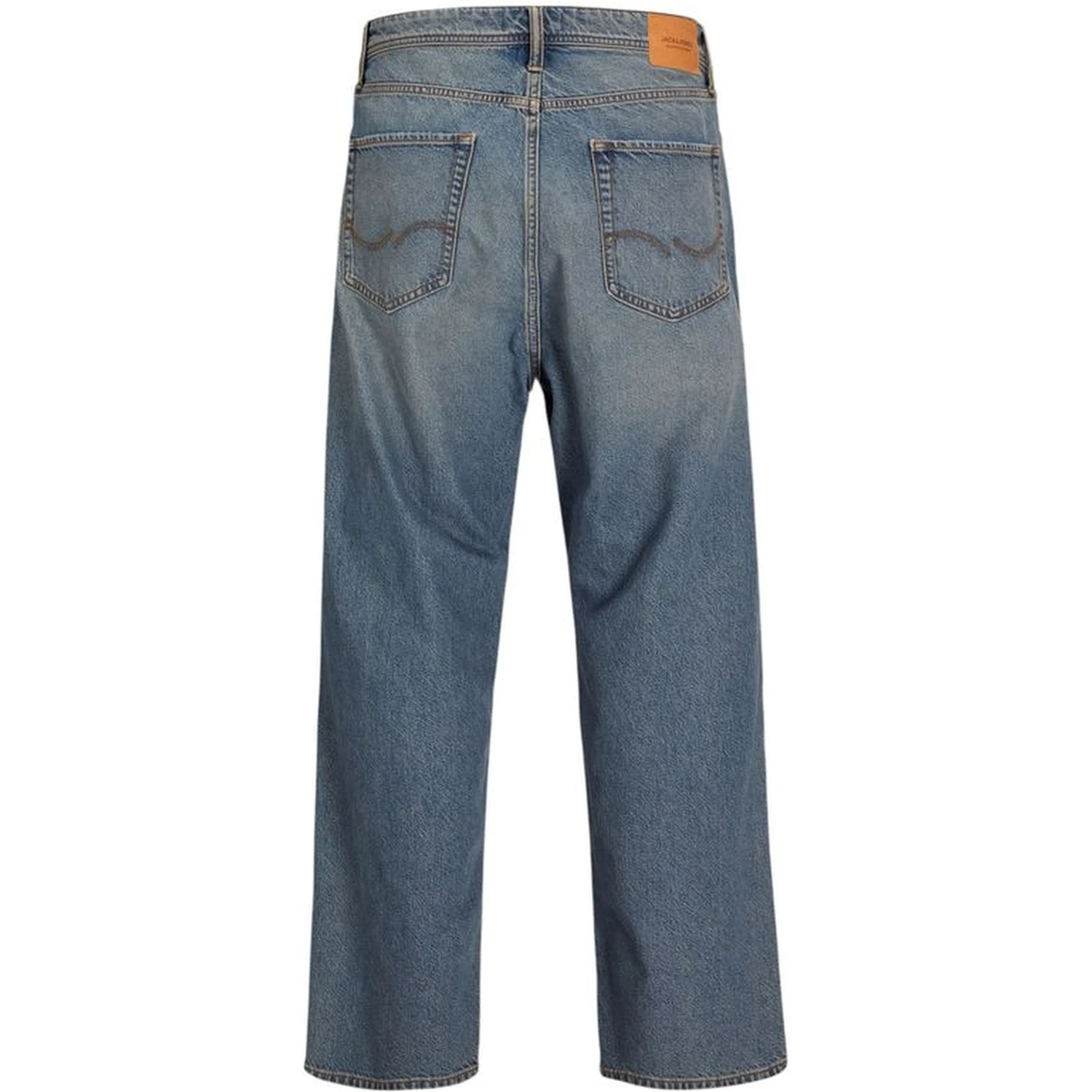 Blue Cotton Relaxed Fit Jeans
