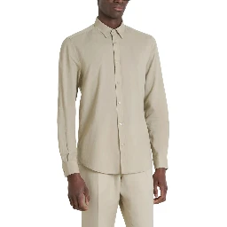 Beige Cotton Shirt