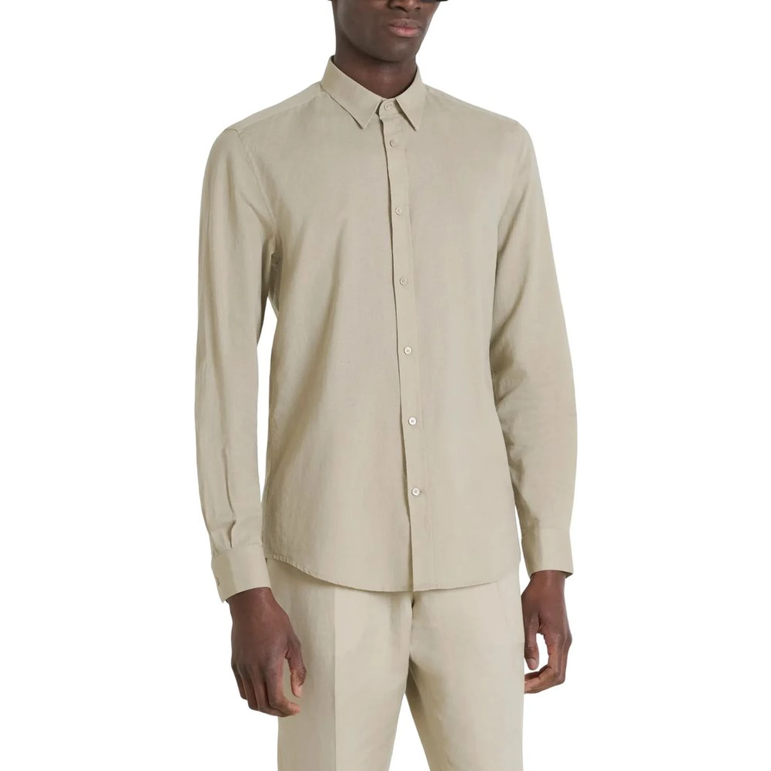 Beige Cotton Shirt