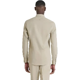 Beige Cotton Shirt
